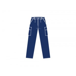 CALÇA HR AB/FECHO B/ALFORGE AZUL ESCURO Alg.*